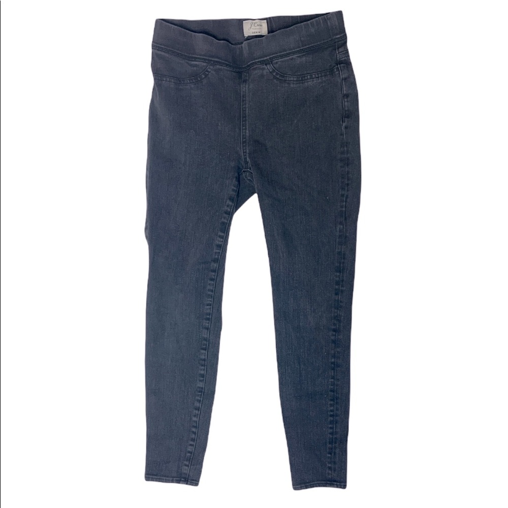 27 J. Crew Black Pull On Jegging Skinny Jeans
